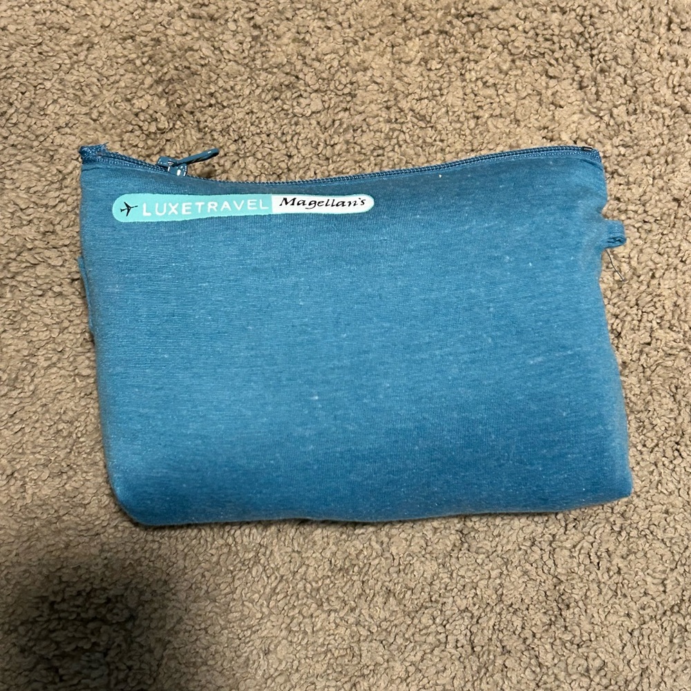 Luxetravel Magellan's Blue Travel Blanket